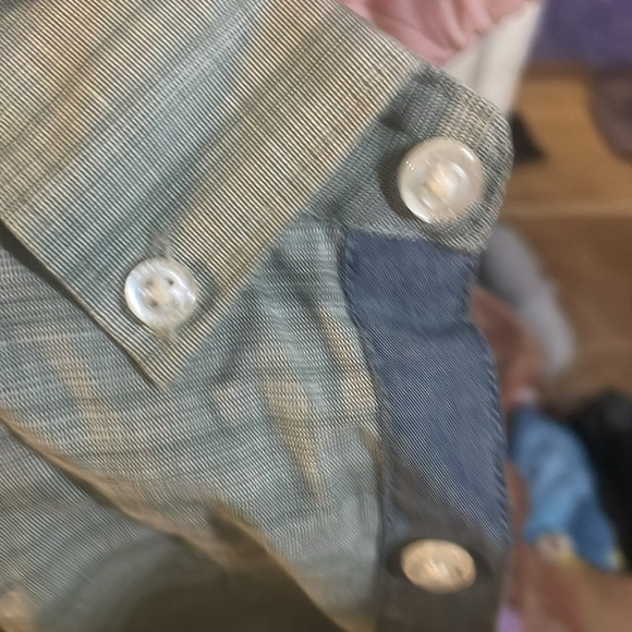 Original Penguin (heritage slim fit) casual button down, green, collared shirt. - Picture 6 of 8